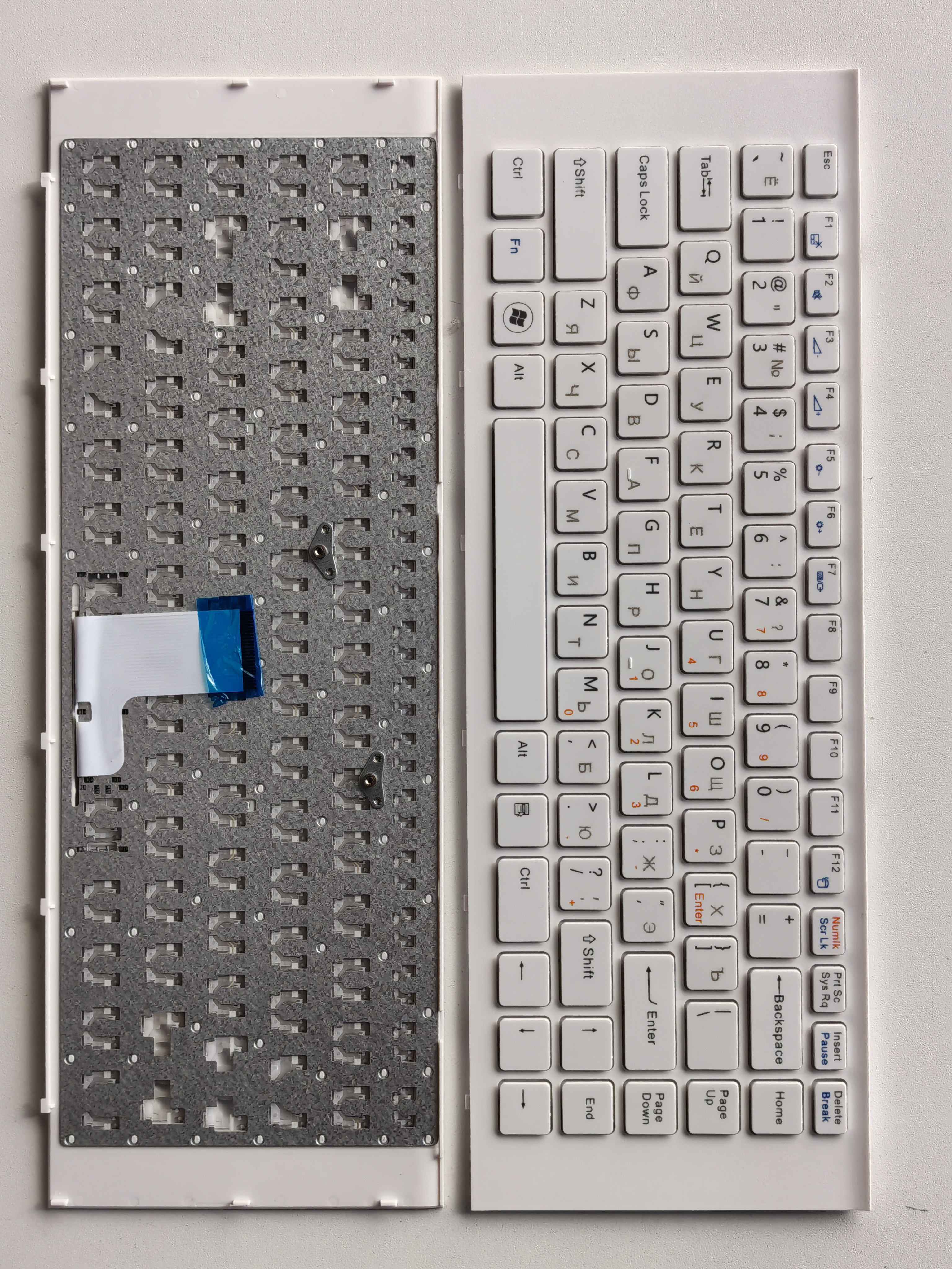 Picture of New Replacement Laptop Keyboard For SONY EG/VPC-EG WHITE FRAME BLACK (OEM) RU Layout